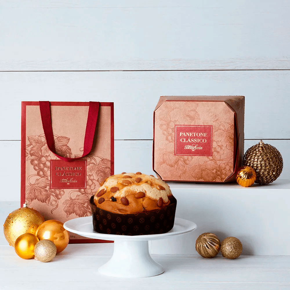 Panetone Clássico Sacola Presente Casa Santa Luzia – 500g